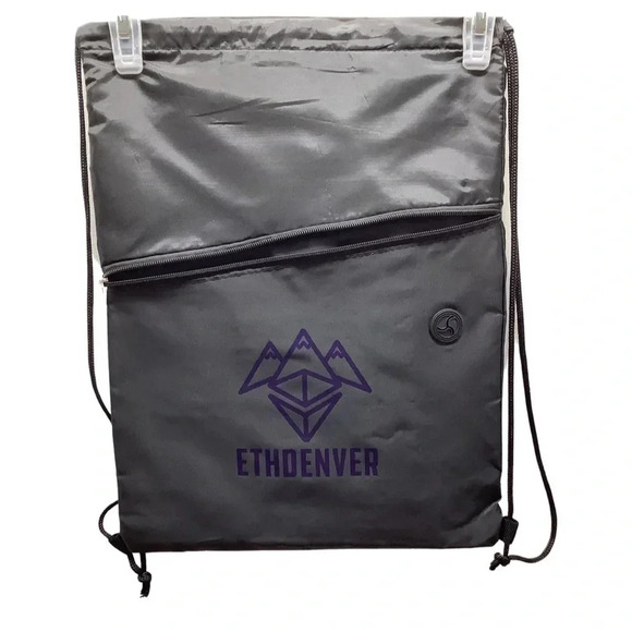 Ethdenver sportswear black adjustable strap bag New Without Tags - Picture 1 of 4